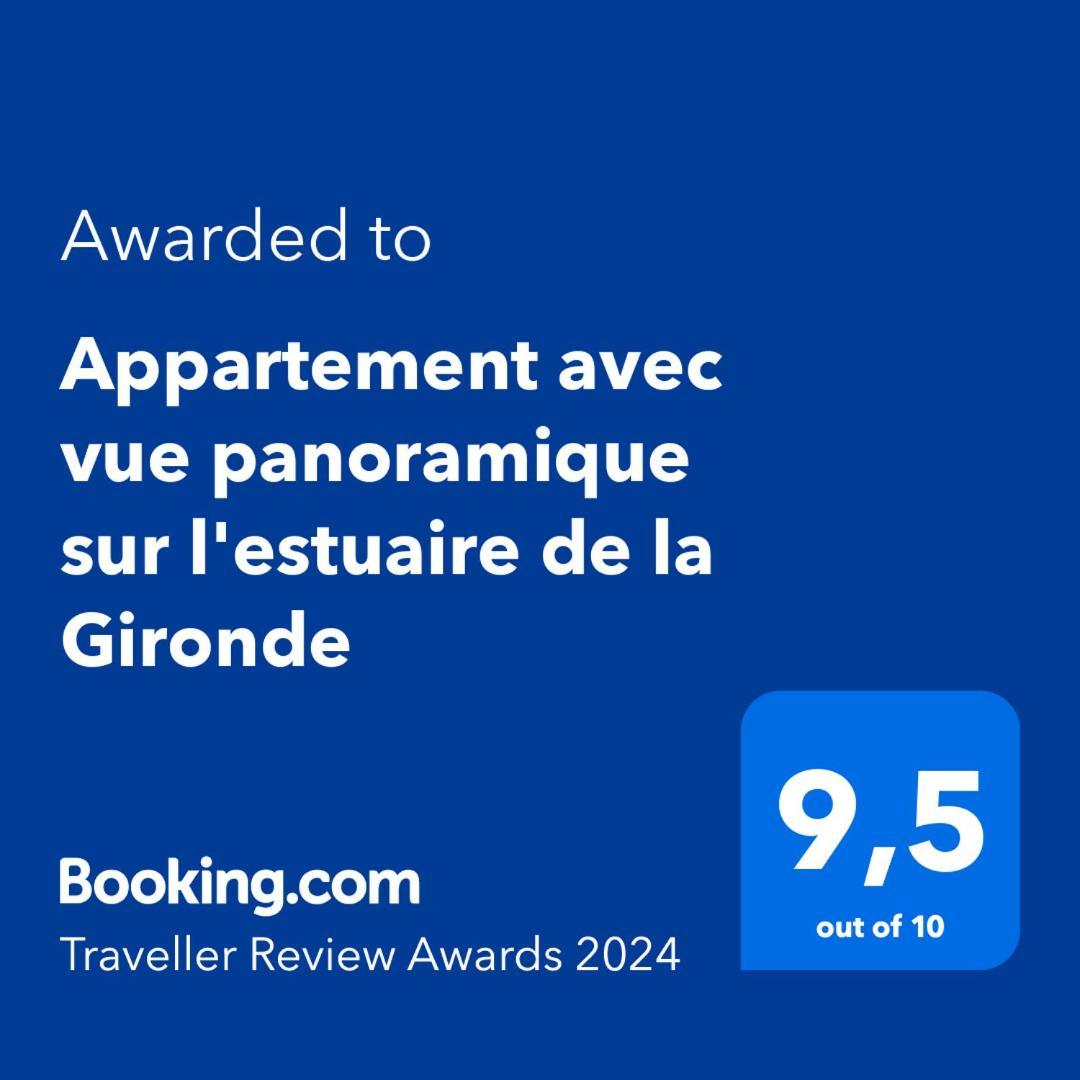 Appartement Avec Vue Panoramique Sur L'Estuaire De La Gironde Plassac  外观 照片
